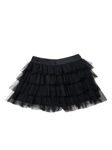 Forever 21 Black Layered Tulle Skirt Women’s Large Gothic Costume Party Holiday - Picture 2 of 17
