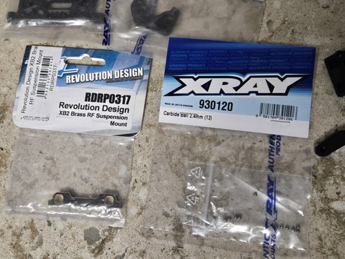 Xray XB2 1/10 Scale Buggy Parts Lot Gearbox, Slipper Arms Tower MOST NEW 2019 20 - Picture 2 of 15