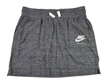 Nike Athletic Gym Vintage Skirt-Black Melange - 883976-010 Size Large
