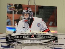 2023 Upper Deck Tim Hortons Legends Championship Resume #CR-14 KIM ST. PIERRE NM