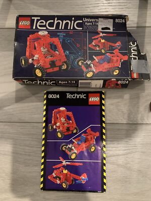 USED VINTAGE 1989 Lego 8024 Universal Technic Building Set