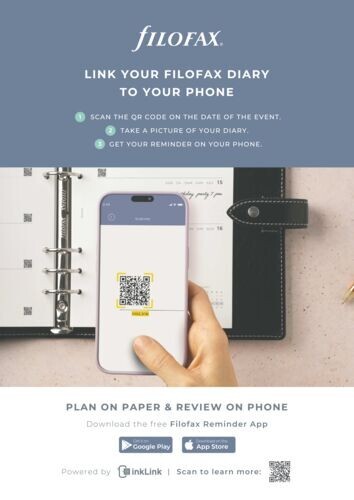 Diario Una Settimana Per Pagina 2024 Per Agenda Ad Anelli Filofax Personal - Inglese