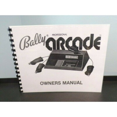 bally professional arcade manual early at home gaming console 1977