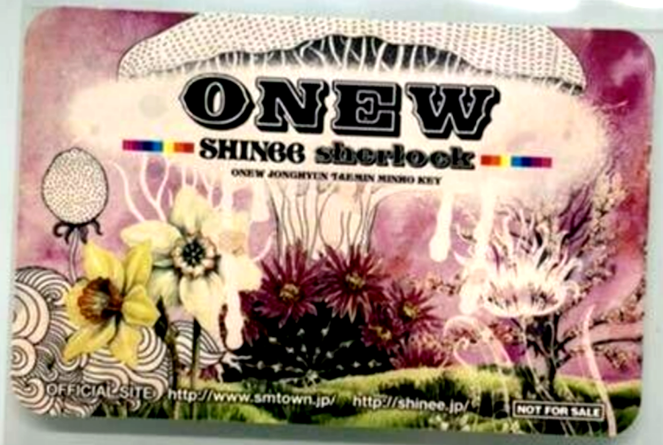 SHINee Onew Sherlock Japanese Ver. CD + Photocard Set Normal