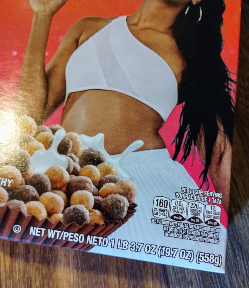 Angel Reese Reese's Puffs Limited Edition Family Size Cereal Box ...