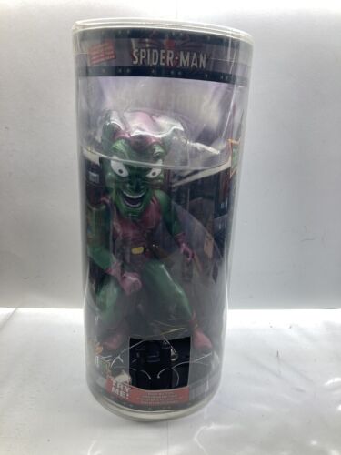 10" Green Goblin Electronic Bobblehead Marvel 2002 by Way Out Toys New in Box - Picture 1 of 15