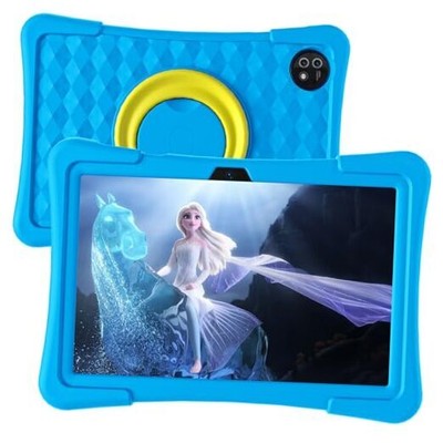 Kids Tablet 10 Inch Android 13 Tablet for Kids 2024 Upgraded with MQ Light Blue