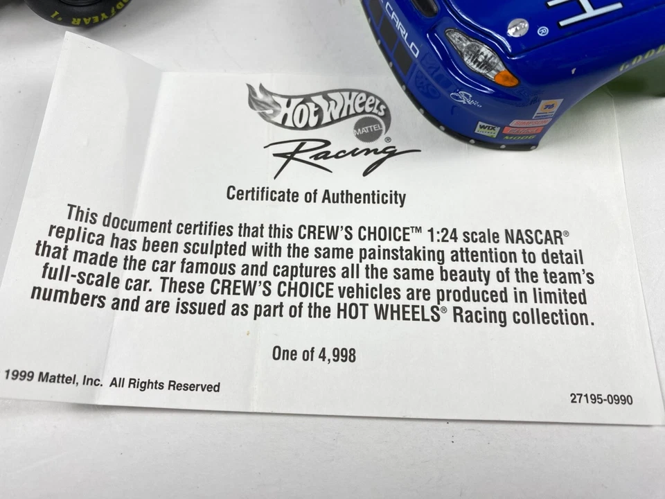 Kenny Irwin #42 Bellsouth 2000 Hot Wheels Monte Carlo NASCAR 1/24 Diecast - Image 2 of 4