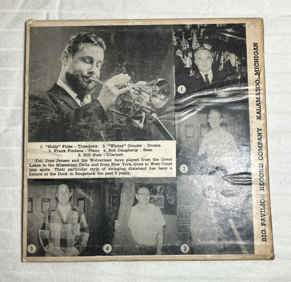 Vintage Record Colonel Jens Jensen Dixieland At The Dock Signed 45 RPM VG+ - Image 3 of 4