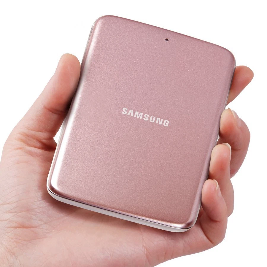Samsung H3 Portable External Hard Disk Drive HDD USB 3.0 1Tb [ Pink Gold ] - Image 4 of 4