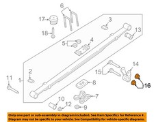 FORD OEM 03-23 Aviator Suspension Components-Strut Nut W520216S440
