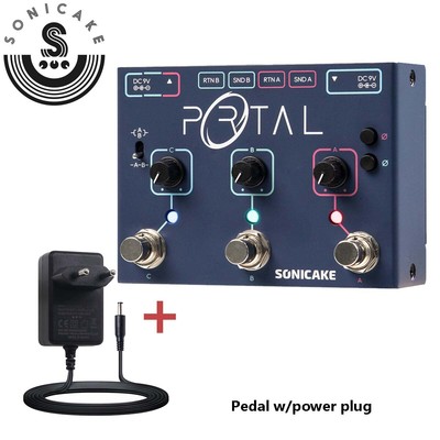 SONICAKE Portal Active Signal Mixer Analog Line Selector ABY FX Loop Pedale DE