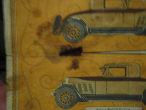 AUBURN AUTOMOBILE Co. Original 1926 Dealership Fold-Out COLOR Ad 66 & 88 20"x9" - Picture 16 of 17