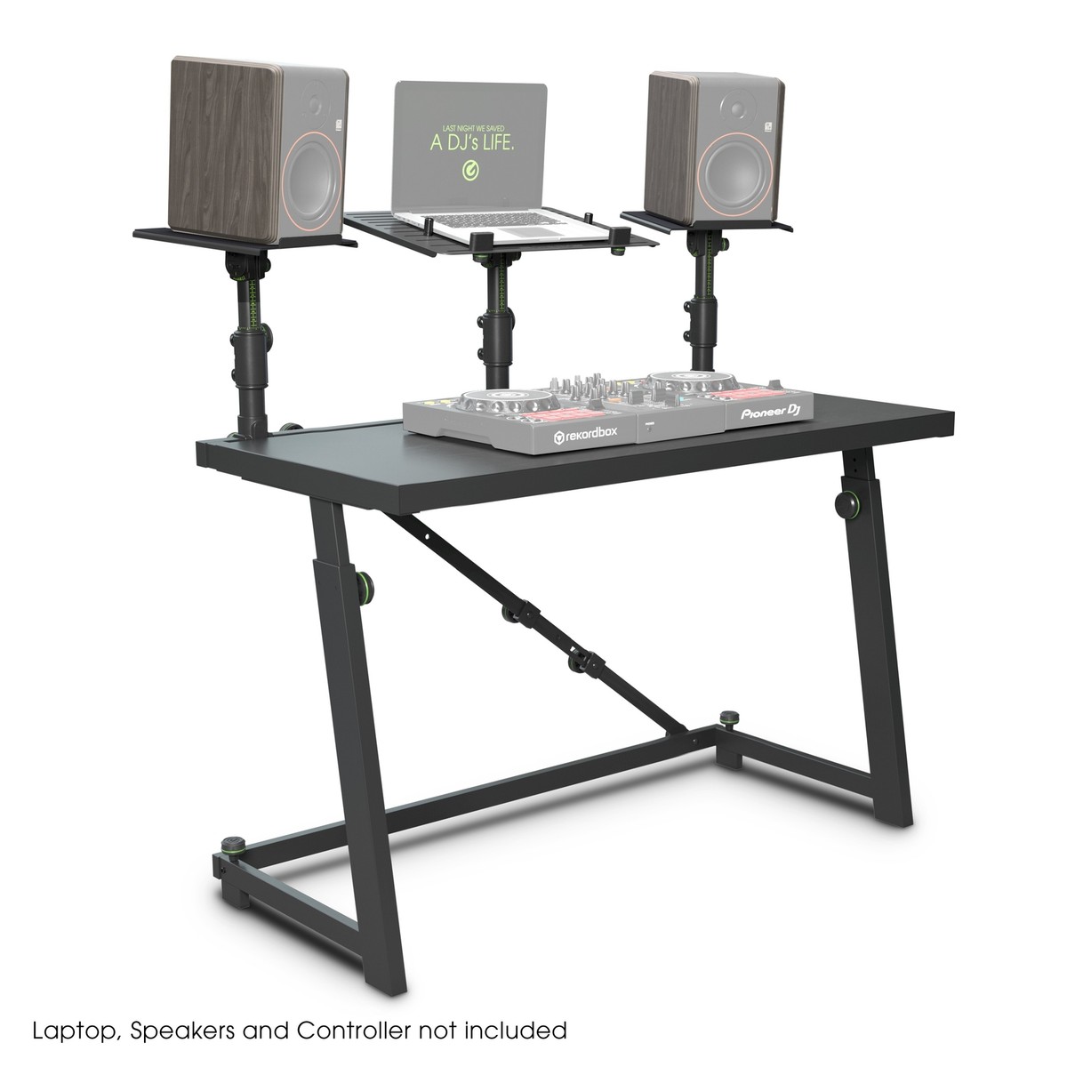Gravity FDJT 01 DJ Desk with Adjustable Loudspeaker and