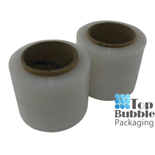 Clear Bundling Film - 100mm x 300m 20um 2 Rolls FREE SHIPPING Stretch Wrap Small