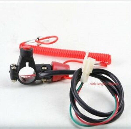 Kill Switch Emergancy Tether Pull Mini Motorrad 47cc 49cc Quad Dirt Replica Bike - Bild 3 von 3