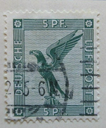 A6P28F27 Germany 1926-27 5pf used