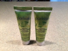 Purlisse Matcha Green Tea + Lemon Detoxifying Charcoal Mask .5 oz~lot of 2