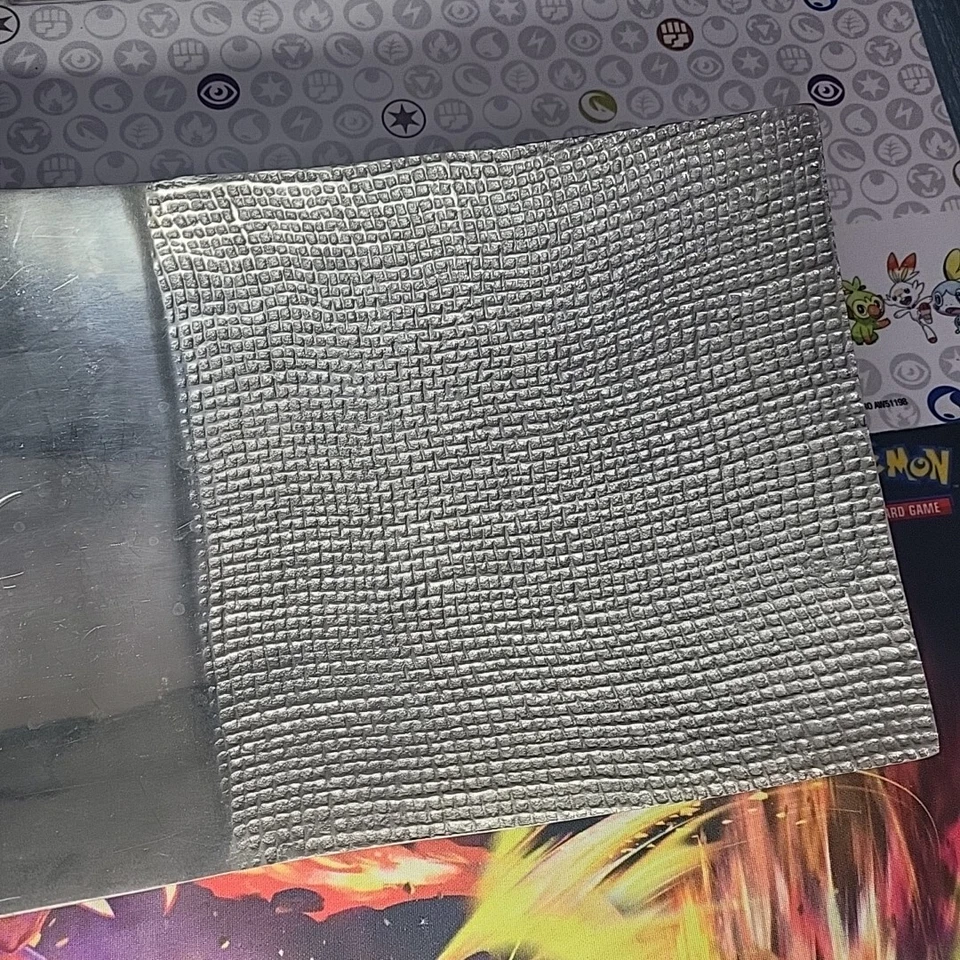 RARO Sandra Magsamen Para Silvestri "Disfruta" Plateado Peltre Plato Cuadrado 15" Foto 3 de 4