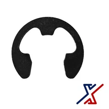 1/4" E-Clip / E-ring - Side-Mount External Retaining Rings (1 to 240 Clips)