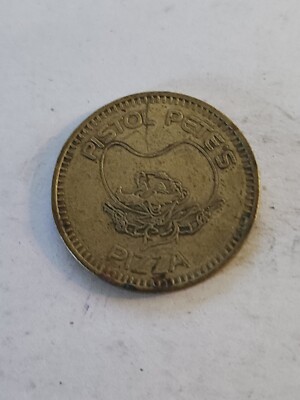 RARE Pistol Pete's Pizza Token Large Hat Obsolete A74h | eBay