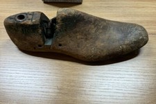 Antique Wooden Cobbler's Shoe Mold Form 10 1/2