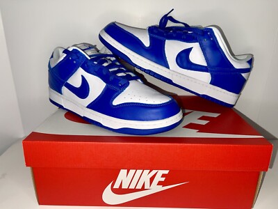 NIKE QS DUNK LOW SP KENTUCKY WILDCATS WHITE VARSITY ROYAL NEW DS SIZE 12