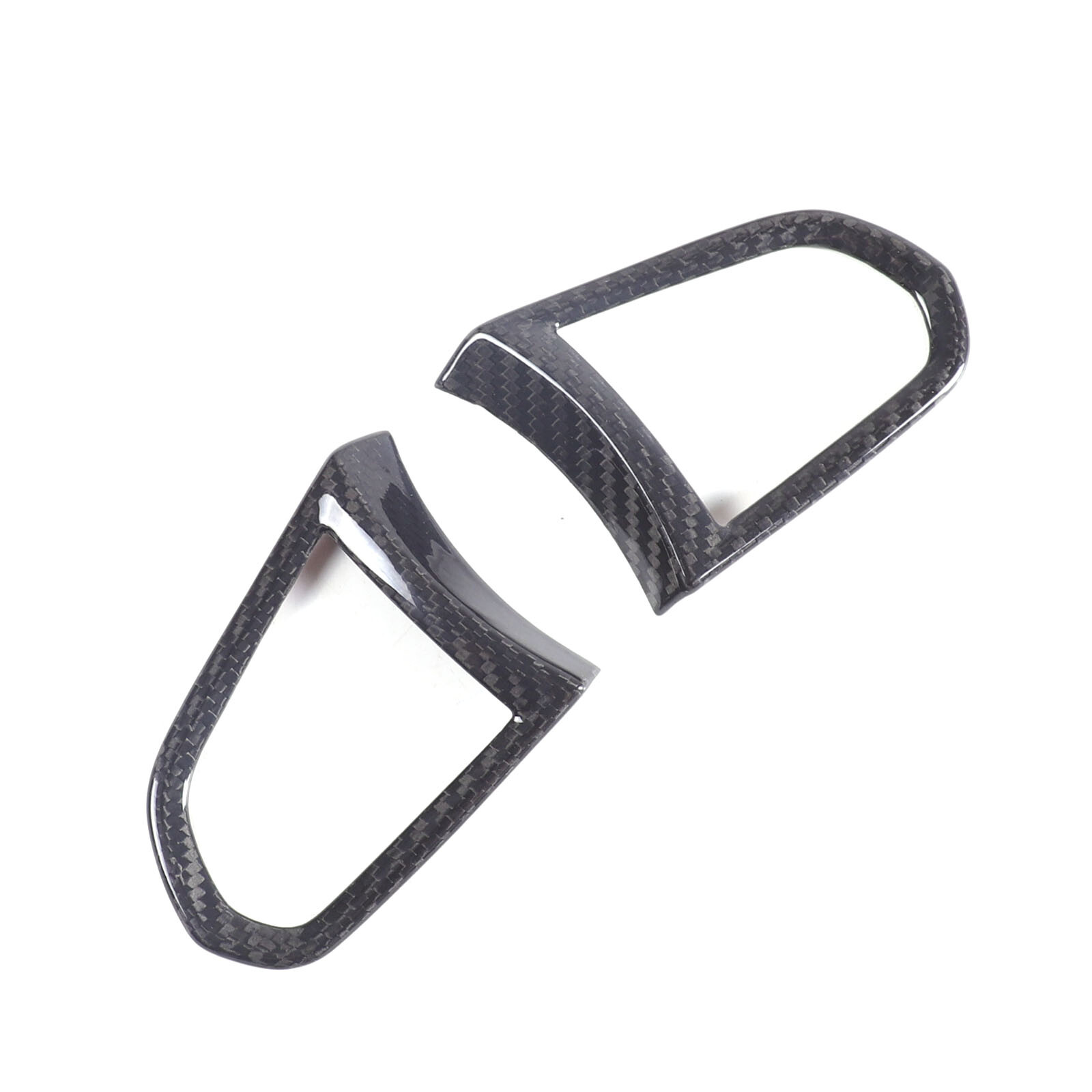 Real Carbon Fiber Steering Wheel Button Cover Trim For Lotus EMIRA 2021-25 US