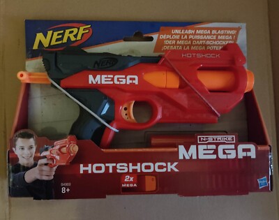 Nerf N-Strike Mega Hotshock OVP - Hasbro + 2 Mega Darts - Modell B4969 