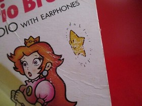 Super Mario Bros. Nintendo NES Era AM Radio w/ Earphones by Playtime 1989