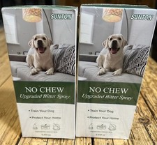 No-Chew Upgraded Bitter Spray for Dogs - 8.45 oz - EX 4/25 - LOT of 2