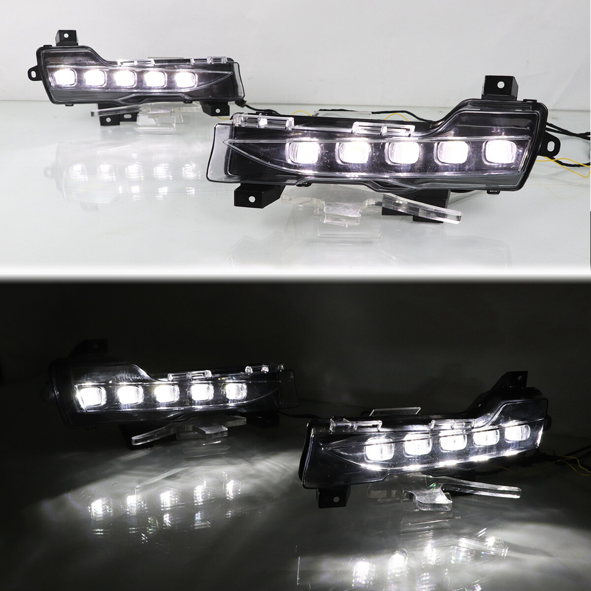 LED Fog lights Daytime Running Lights Head Lamp Fit For Tesla Model 3