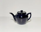 Unmarked Pottery Bauer Era Black Ringware Teapot
