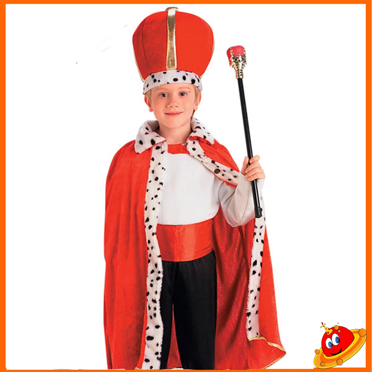 Scettro Re Per Bambini Amosfun – Bastone Serpente In 3 Pezzi – Costume Cosplay Halloween