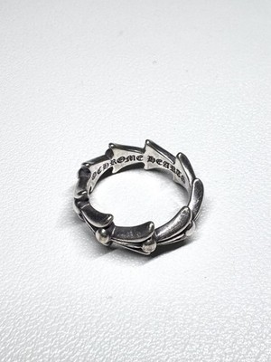 Chrome Hearts シルバー925 リング Chrome Hearts Crosstail Ring 925 Silver Size 4.5 Pinky / Small