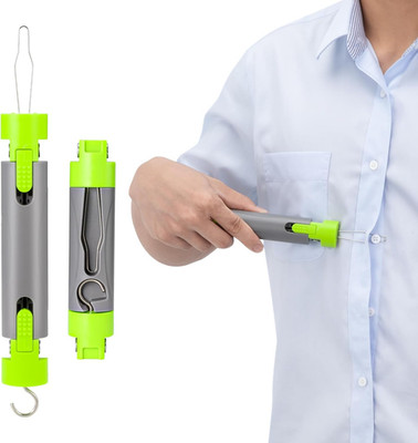 Button Hook with Zipper Pull，One Hand Dressing Aids for Easy Button,Button Assis