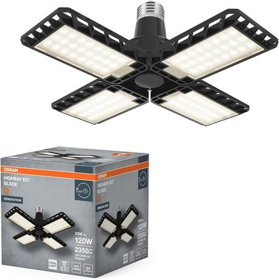 OSRAM Highbay Blade Deckenlampe in Schwarz, Kunststoff, mit verstellbaren