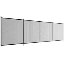 Pool Fence 4 x 12 FT Removable Pool Fences for Inground Pools Outdoor