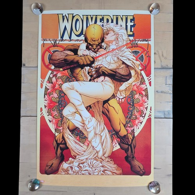 #ad Wolverine Emma Frost Art Appreciation #1 Screen Print 24quot;x36quot; 65 100 Joe Quesada $169.97