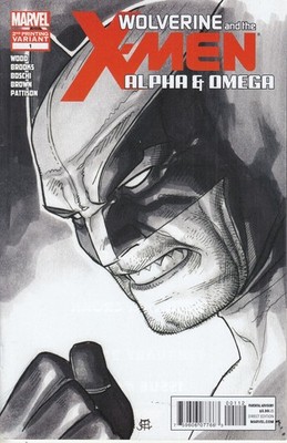 Wolverine and the XMen Alpha & Omega Nr 1 Marvel 2012 2nd Printing Variant Cover
