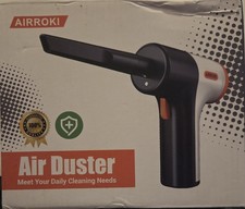 AIRROKI Cordless Air Duster 90W Electric Compressed Air Blower USB-C w/ 5Nozzles