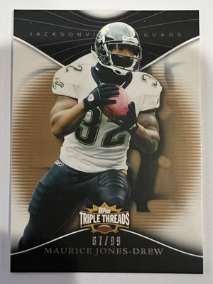MAURICE JONES-DREW 2009 Topps Triple Threads Gold #52 Jaguars #67/99