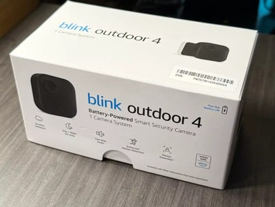   Blink Outdoor 4 One Camera System, 1 Camera, Sync Module 2, and Accessories 