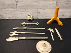 Vintage 1981 Mattel MOTU He Man Castle Grayskull Lot of 9 Weapons Part Sword
