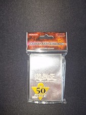 Yugioh Duelist Card Protector Metallic Silver...