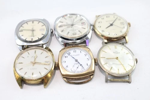 Vintage Mechanical Watches Buler Avia Timex Sekonda Working x 6