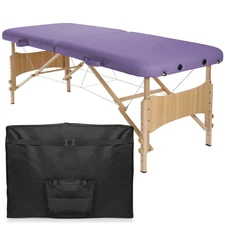 Folding Portable Massage Table - Lavender