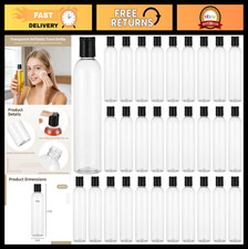 Empty Plastic Shampoo Bottles Set