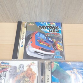 Japanese Sega Saturn Console Bundle with 3 Games DAUTONA USA Virtua Fighter