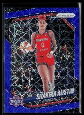 2025 Panini Prizm WNBA #81 Shakira Austin Blue Velocity Prizms